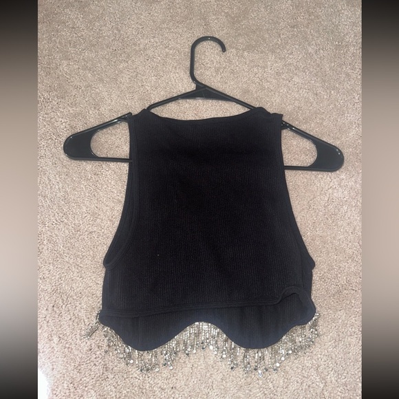 Zara sequin trim tank✨ - Picture 4 of 5